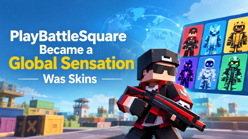 playbattlesquare became a global sensation was skins